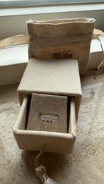 24KAE zilveren 925 ring maat 52/54 met 3 roze steentjes, Sieraden, Tassen en Uiterlijk, Ringen, Ophalen of Verzenden, Zo goed als nieuw