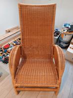 Rotan rieten fauteuil, Ophalen, Gebruikt, 50 tot 75 cm, Riet of Rotan
