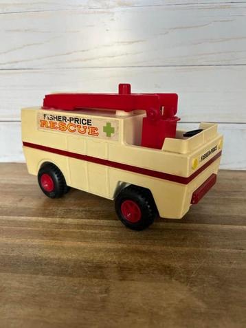 Vintage Fisher Price rescue vehicle 1974 beschikbaar voor biedingen