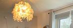 Witte hanglamp met kunststof blaadjes, Huis en Inrichting, Lampen | Plafondlampen, Ophalen, Zo goed als nieuw, Kunststof