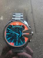 Diesel Horloge, Sieraden, Tassen en Uiterlijk, Horloges | Heren, Staal, Staal, Polshorloge, Zo goed als nieuw