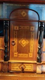 schitterende ladenkast / secretaire, mahonie of noten, Ophalen, Gebruikt, Klassiek, empire