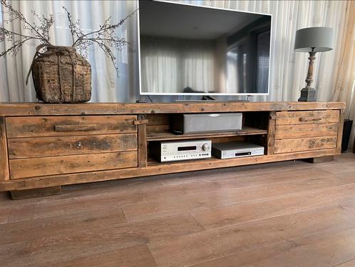 Stoere landelijke  tv meubel tv kast, Huis en Inrichting, Kasten | Televisiemeubels, Zo goed als nieuw, Minder dan 100 cm, 25 tot 50 cm