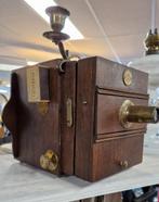 Hout, Antiek en Kunst, Antiek | Lampen, Ophalen of Verzenden