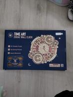 Rokr time art Zodiac wall clock diy 3d wooden puzzle, Ophalen of Verzenden, Nieuw, Knutselwerk