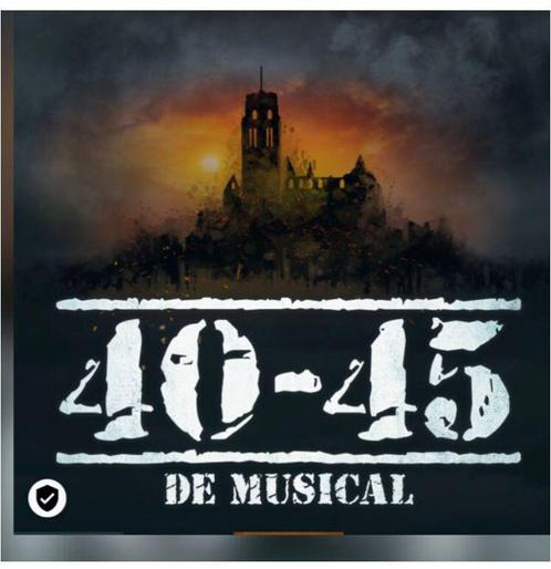 Tickets musical 40-45 | 28 sep 2024 20.30 uur, Tickets en Kaartjes, Theater | Musical, Drie personen of meer, September