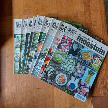 9 x tijdschrift De tuin op tafel