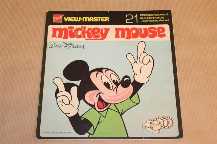 Mickey Mouse - View-Master - Circa 1975, Boeken, Stripboeken, Gelezen, Eén stripboek, Ophalen of Verzenden