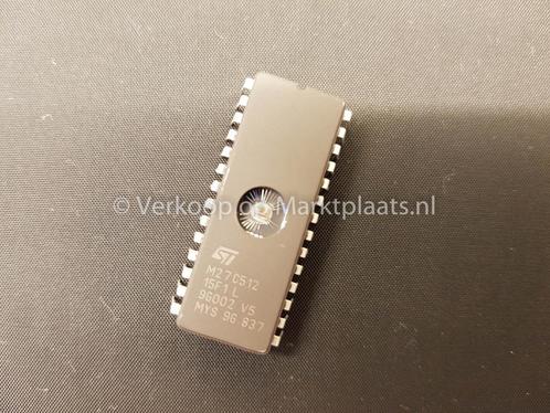 ST Microelectronics M27C512-15F1 28p UV Eprom CERDIP THT, Hobby en Vrije tijd, Elektronica-componenten, Nieuw, Ophalen of Verzenden