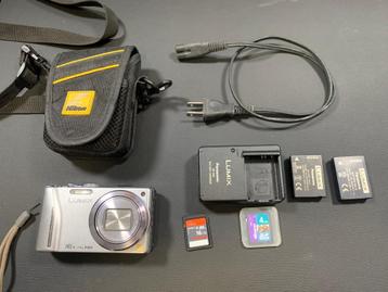 Panasonic Lumix DMC-TZ20 zilver - inclusief accessoires beschikbaar voor biedingen