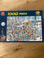 Jan van Haasteren, op glad ijs, 1000 stukjes, Ophalen of Verzenden, 500 t/m 1500 stukjes, Zo goed als nieuw