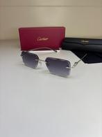 Cartier - Panthere - Zilver met zwarte glazen + Toebehoren, Ophalen of Verzenden, Nieuw, Overige merken