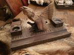Vintage houten inktstel handgestoken, Gebruikt, ., Ophalen of Verzenden, .