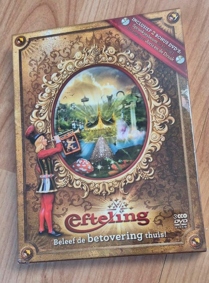 Efteling 3 DVD Box oa Making of Joris en de draak  NIEUW, Cd's en Dvd's, Dvd's | Kinderen en Jeugd, Nieuw in verpakking, Film