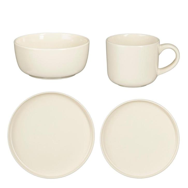 Serviesset 16-delig – Off-White, Huis en Inrichting, Keuken | Servies, Nieuw, Compleet servies, Overige stijlen, Keramiek, Verzenden