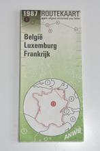 ANWB Routekaart België Luxemburg Frankrijk 1987, Boeken, Atlassen en Landkaarten, Frankrijk, Ophalen of Verzenden, 1800 tot 2000