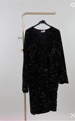 Zwarte pailettenjurk mt 4xl, Kleding | Dames, Grote Maten, Ophalen of Verzenden, Zo goed als nieuw, Zwart, Jurk