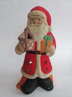 Retro keramiek Kerstman waxinelichthouder van de jaren '70., Diversen, Kerst, Ophalen of Verzenden, Gebruikt