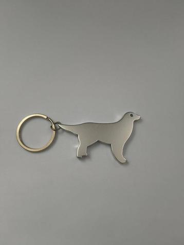 Hond sleutelhanger (zilverkleurig) beschikbaar voor biedingen