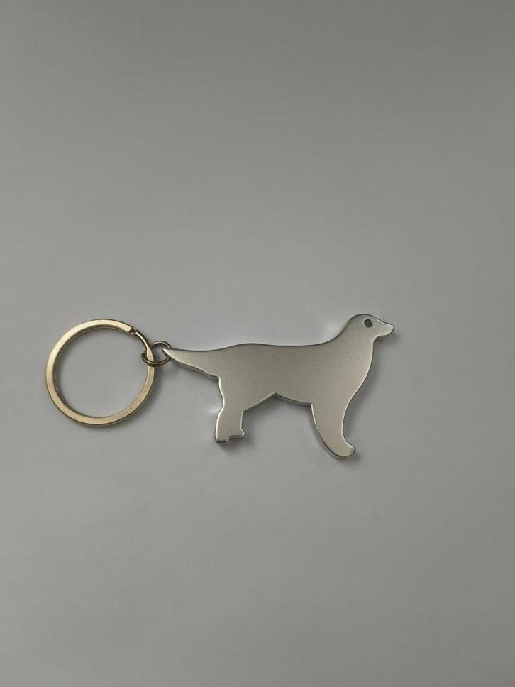 Hond sleutelhanger (zilverkleurig), Verzamelen, Sleutelhangers, Nieuw, Dier of Natuur, Ophalen of Verzenden