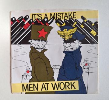 Vinyl 7" single Men At Work - It's A Mistake beschikbaar voor biedingen