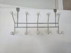 Metalen wandkapstok met witte knoppen, Ophalen of Verzenden, Zo goed als nieuw, Metaal, Wandkapstok