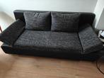 Zwart/grijze slaapbank - 1 persoons, Ophalen, Gebruikt, 90 cm, Eenpersoons