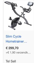 Slim Cycle Hometrainer, Ophalen, Zo goed als nieuw, Hometrainer