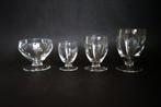 vintage 43x glas servies geslepen zon borrel water dessert, Antiek en Kunst, Ophalen of Verzenden