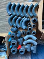 Partij PVC Kranen, Bochten & Puntstukken - Nieuw, Bochten, Pvc, 60 tot 80 mm, Nieuw