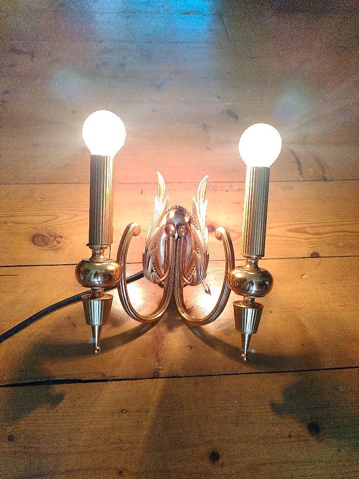 Vintage Sciolari wandlamp, Huis en Inrichting, Lampen | Wandlampen, Gebruikt, Metaal, Ophalen of Verzenden
