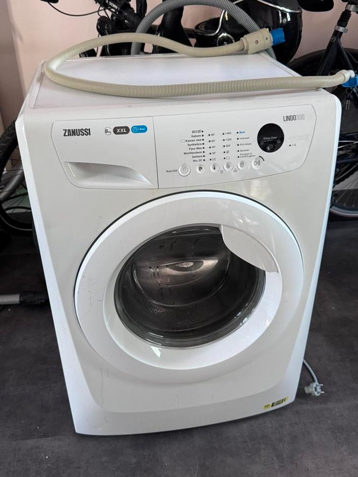Zanussi XXL 8kg wasmachine, Witgoed en Apparatuur, Wasmachines, Gebruikt, Voorlader, 8 tot 10 kg, 85 tot 90 cm, 1200 tot 1600 toeren