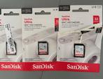 3x Geheugenkaart SD-kaart SanDisk 32GB, Audio, Tv en Foto, Fotografie | Geheugenkaarten, 32 GB, Sandisk, Nieuw, Ophalen of Verzenden