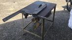 Bouwzaag ,zaagtafel ,goed werkend op krachtstroom, Ophalen of Verzenden, Zo goed als nieuw, 1200 watt of meer, 70 mm of meer