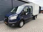 Ford Transit 350 2.0 TDCI DC 7 Pers,Open Laadbak ook in wit, Auto's, Bestelauto's, Voorwielaandrijving, Stof, 4 cilinders, 129 pk