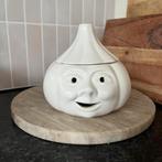 Vintage witte Franse keramische uienpot, Antiek en Kunst, Antiek | Keramiek en Aardewerk, Ophalen of Verzenden