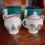 Wedgwood WINDSOR CHRISTMAS  Suikerpot en melkkannetje, Huis en Inrichting, Keuken | Servies, Overige typen, Ophalen of Verzenden