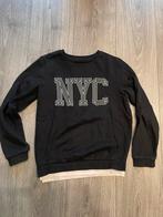 Zwarte NYC sweater - maat 146, Gebruikt, Jongen of Meisje, Trui of Vest, Ophalen of Verzenden