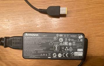 Lenovo 45 watt lader gele viekante plug beschikbaar voor biedingen