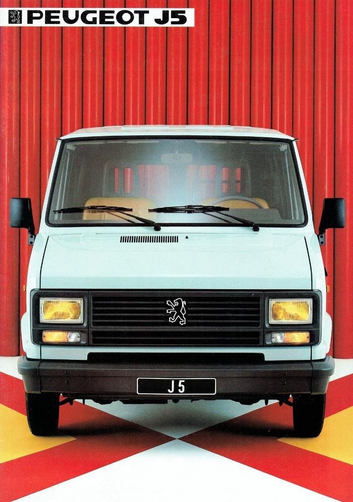 Folder Peugeot J5 (1984), Boeken, Auto's | Folders en Tijdschriften, Zo goed als nieuw, Peugeot, Verzenden