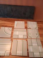 Lego Grijze Wegplaten splitsing, bocht recht maanplaat, Ophalen of Verzenden, Gebruikt, Losse stenen, Lego