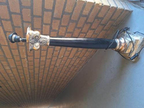 Zwart Zilver Voet Lux & Lampenkap Nieuw!, Huis en Inrichting, Lampen | Overige, Nieuw, Ophalen