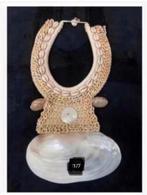 Korting XL Papoea woondecoratie ketting schelp parelmoer, Antiek en Kunst, Ophalen of Verzenden