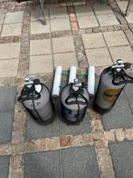 Duikflessen, 2 keer - 12 liter kort. Wegens stoppen, Watersport en Boten, Duiken, Ophalen, Gebruikt, Duikfles