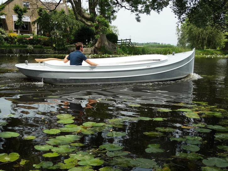 Steilsteven 600, stalen sloep, 6m, stalen boot, Watersport en Boten, Sloepen, Nieuw, 10 tot 30 pk, 6 meter of meer, Binnenboordmotor