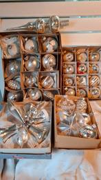 37 oude zilveren kerstballen en 1 oude piek, Diversen, Kerst, Ophalen