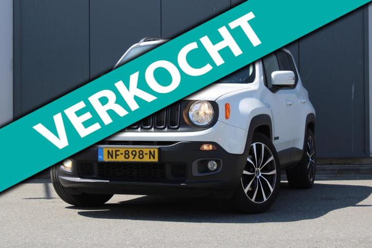 Jeep Renegade 1.4 MultiAir Longitude, Navigatie, Cruise Cont, Auto's, Jeep, Bedrijf, Te koop, Renegade, ABS, Airbags, Airconditioning