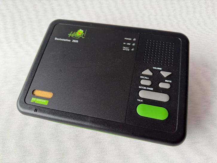 Vintage PTT Kermit basisstation 2020, cosmetisch zeer fraai!, Telecommunicatie, Vaste telefoons | Handsets en Draadloos, Zo goed als nieuw