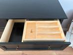 Zwarte IKEA HAVSTA Buffetkast, Huis en Inrichting, Kasten | Dressoirs, Ophalen, Gebruikt, 100 tot 150 cm, Met lade(s)