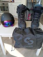 Snowboard helm + schoenen, Sport en Fitness, Snowboarden, Schoenen, Zo goed als nieuw, Ophalen